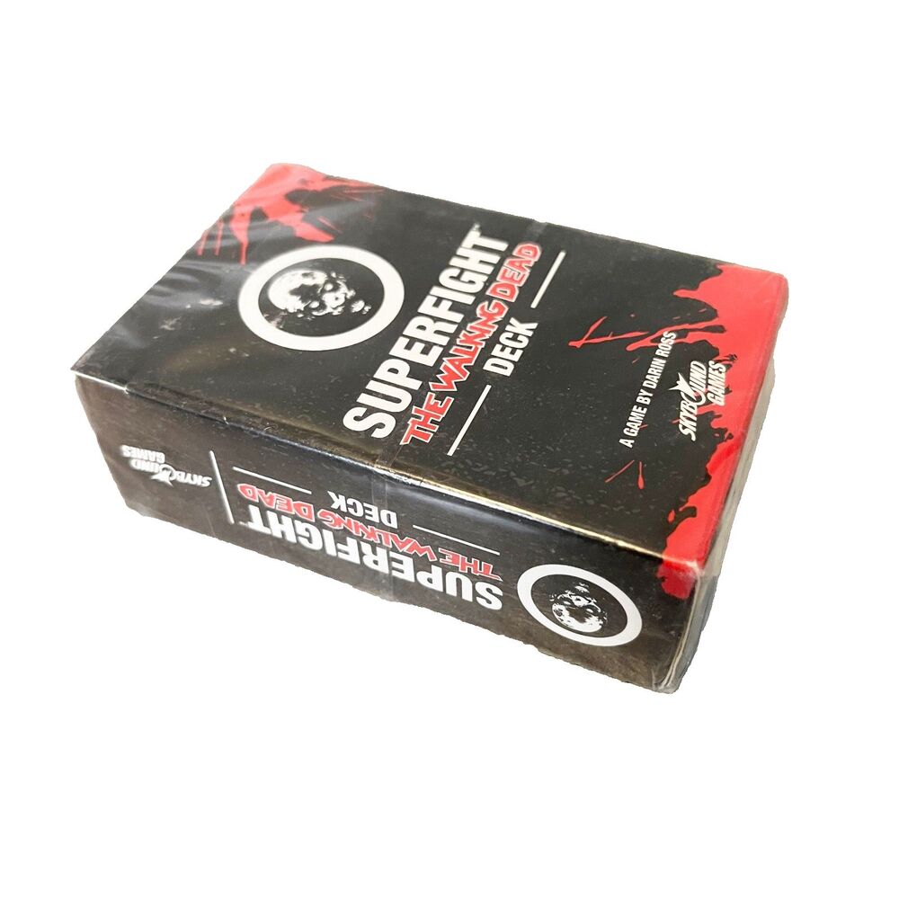 Superfight The Walking Dead Deck Expansion Card Game Skybound Sealed 100 Cards